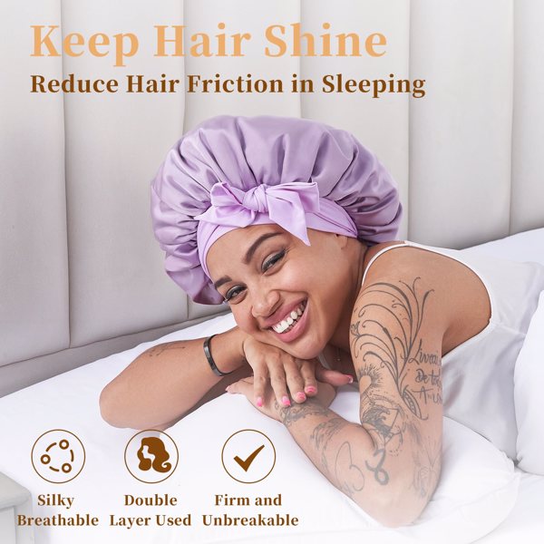 Silk Sleep Hair wrap ( Satin Bonnet )